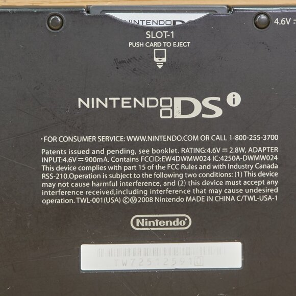 Nintendo DSi BlueFoldable Handheld Game Console, Matte Black - Picture 5 of 5